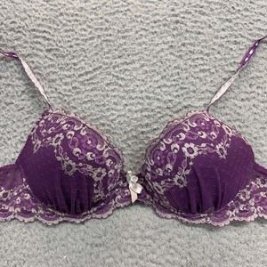 Sophie B Bra 34B Demi MEB2982 Tucked Mesh over Pretty